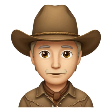Cowboy Hat Man sticker