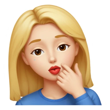 The I show speed kiss face sticker