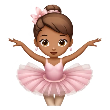 Capucchino dressed as ballerina sticker