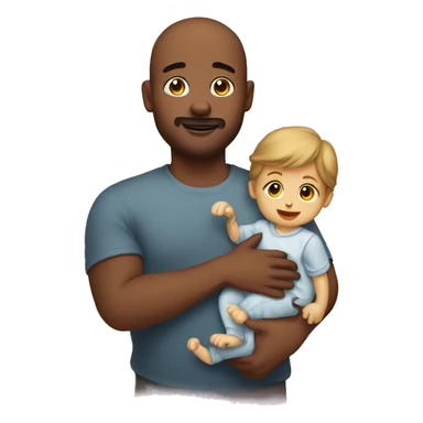 mom dad baby boy dog sticker