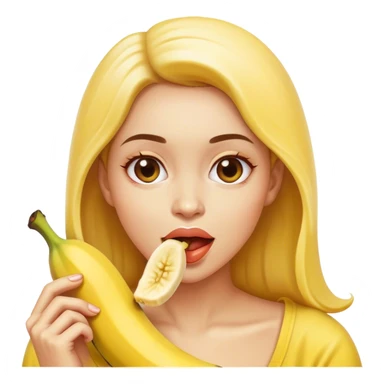 Your mom eating a banana  sticker