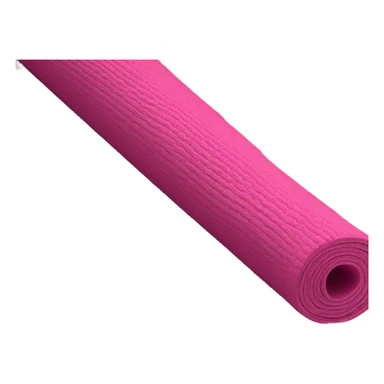 Pink Yoga mat  sticker
