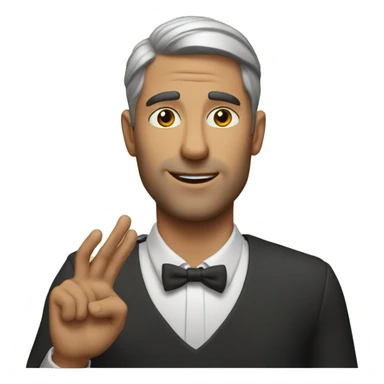 guy takin an oath sticker