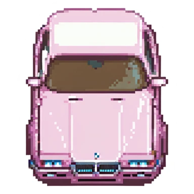 pink BMW car sticker