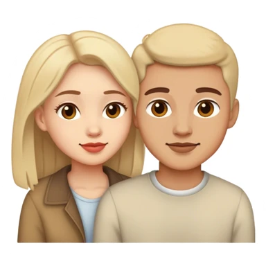 Two people in love sticker