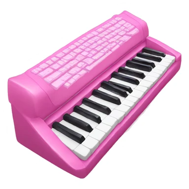 Pink keyboard  sticker