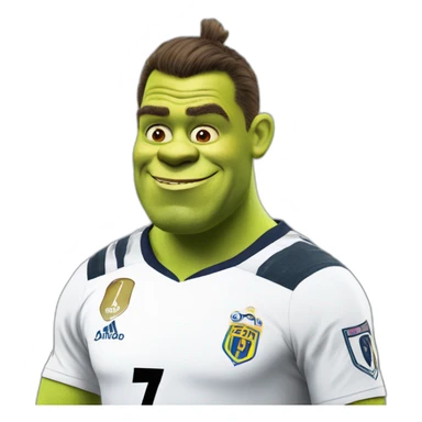 shrek sur cristiano ronaldo sticker