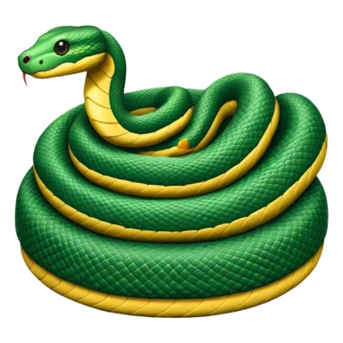 Snake on cushion  sticker