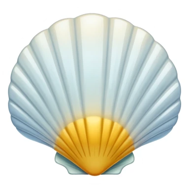 Coquille blanc sticker
