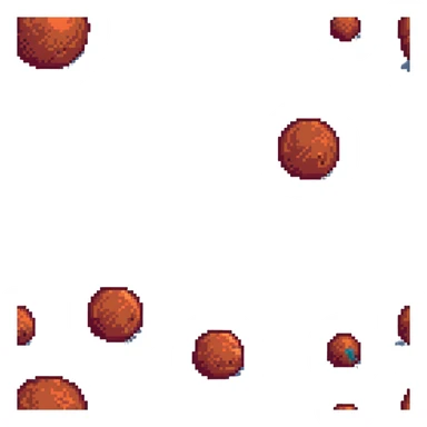 Mars red planet sticker