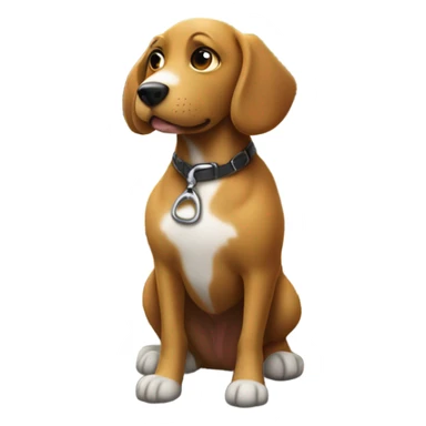 Dog in Paris sticker