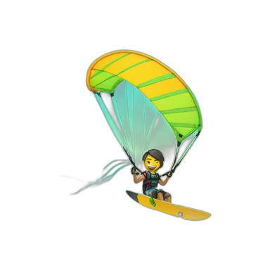 Kitesurfing sticker