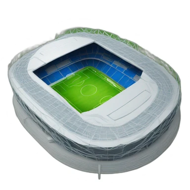 champions league soccer stadium sticker