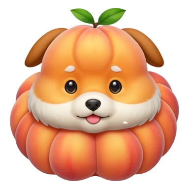 Peach pachiapup  sticker