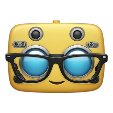 Remote control and eye glasses sticker