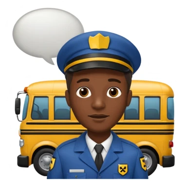 a school bus with a jamaican man saying bomboclat ("BOMBOCLAT' in speech bubble) sticker