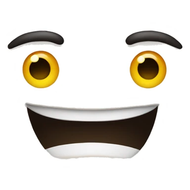 Half smile half sad sticker