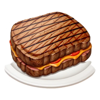 bistec de carne como el de tom y jerry sticker