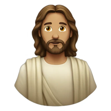 jesus in command sticker