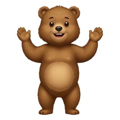 Russian bear emoji sticker