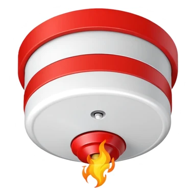 fire alarm on the ceiling  sticker