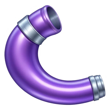 Purple banger word sticker