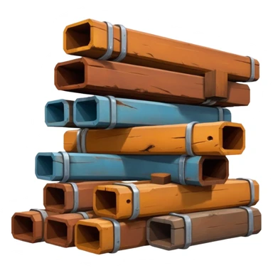 Construction materials sticker