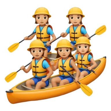 canoeists sticker