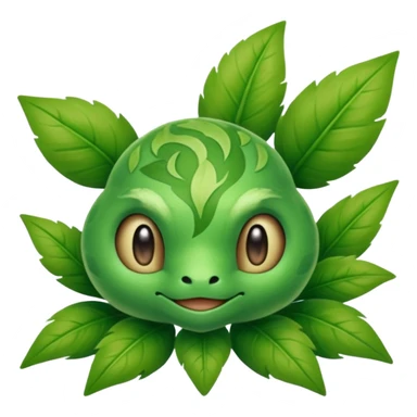 Pokemon red and green legendary grass type sticker