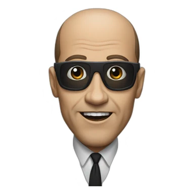 famous character from Scanners movie sticker