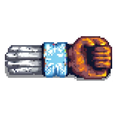 Metal biceps sticker