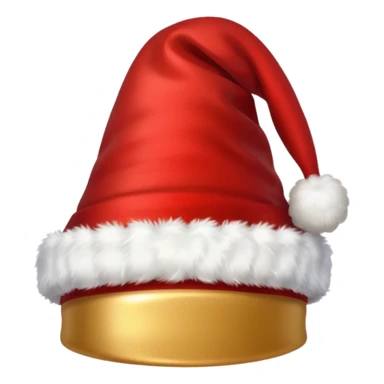 new year hat, christmas hat sticker