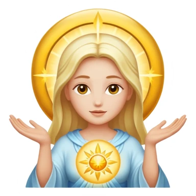 ser divino de luz sticker