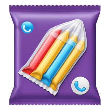 condom package sticker