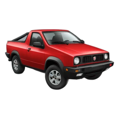 black-fiat-strada-car sticker