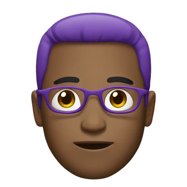 user emoji purple sticker