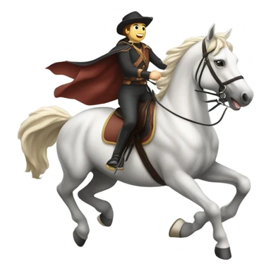 Horseback riding sticker