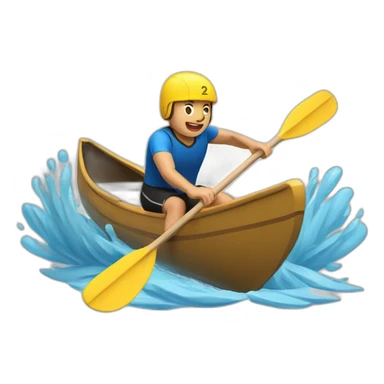 canoe sprint sticker