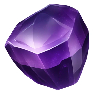 purple obsidian crystal sticker