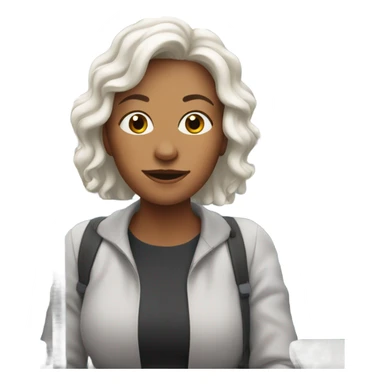 White Mum on a bus sticker