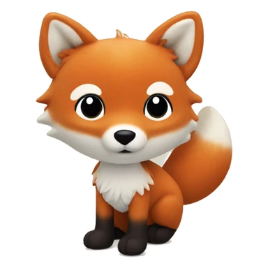 Jellycat fox sticker
