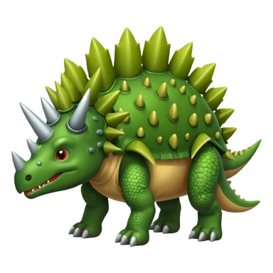 Stegosaurus dinosaur sticker