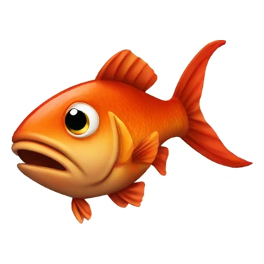 Poisson rouge sticker