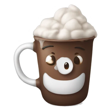 mug of hot chocolate sticker