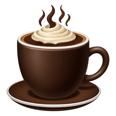 Just a normal cup no creamMocha emoji sticker