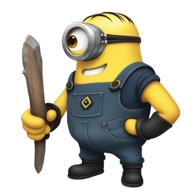 Mega minion dave sticker