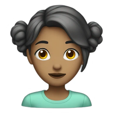 no brain girl sticker