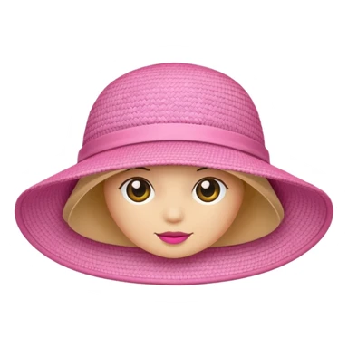 pink sunhat sticker