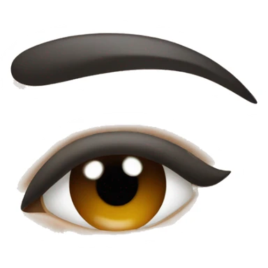 eyebrow materials sticker