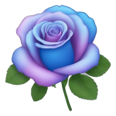Cœur rose et bleu sticker
